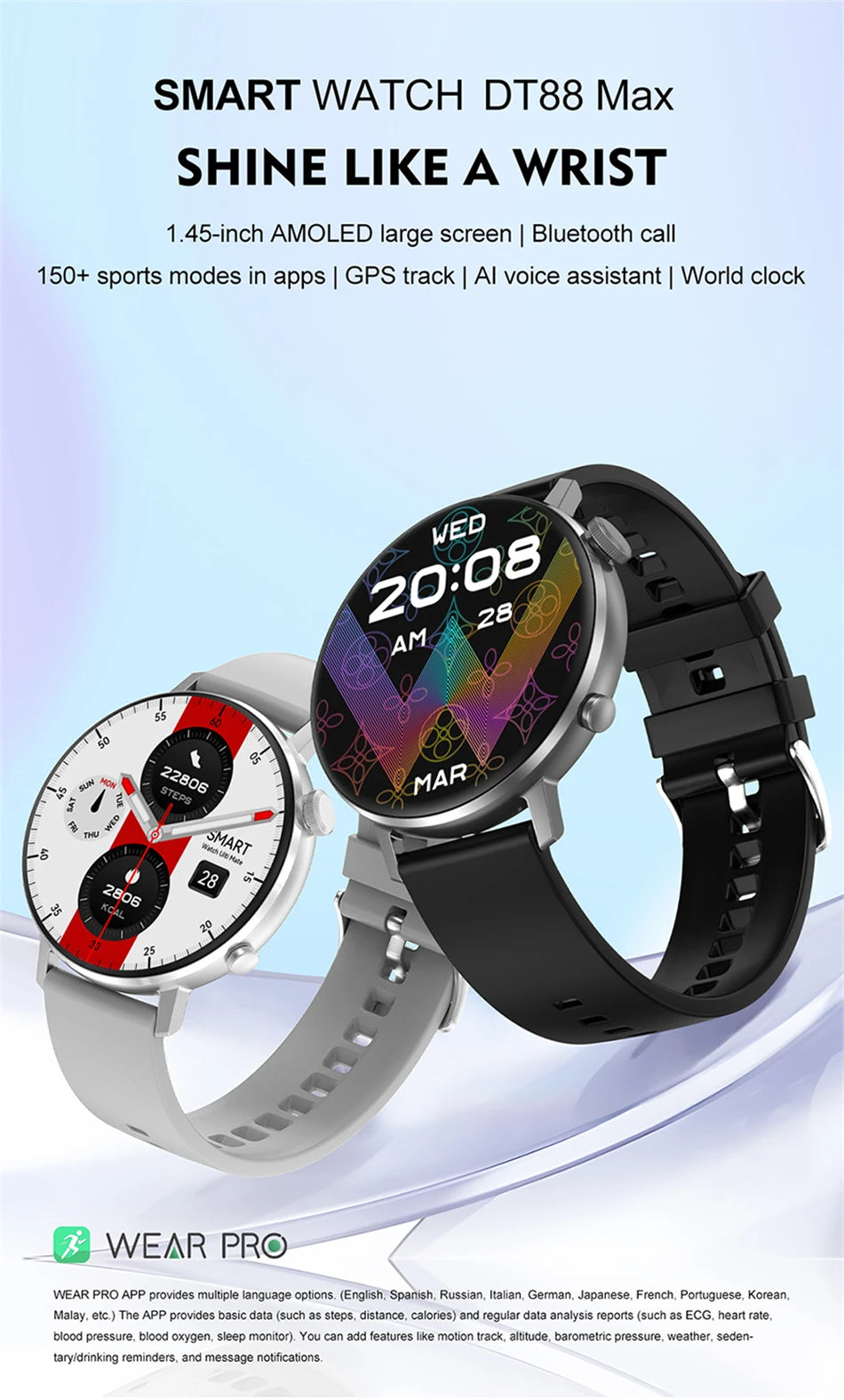 Smartwatch GUHUAVMI 8762DT